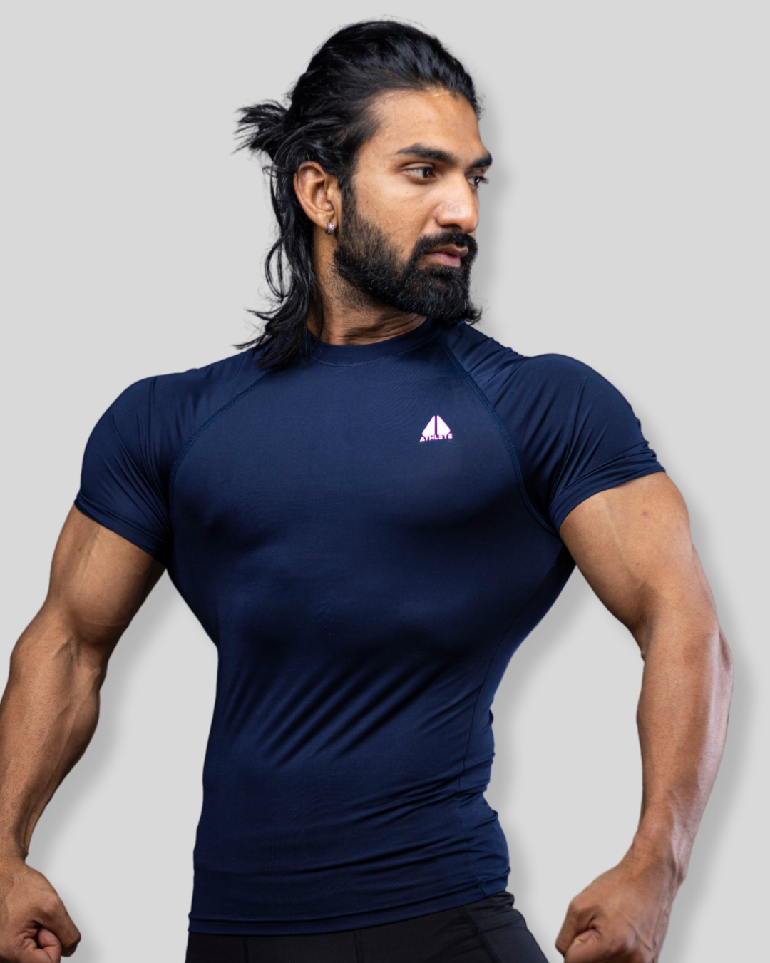 Essential Men Compression Tee | Half Sleeve